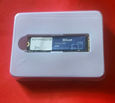 Blue SATA SSD 2TB Internal Solid State Drive, M.2 2280 SATA III M.2, Blue picture