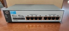NEW OPEN BOX HP 1810-8G J9802A 8 Port Web Managed Gigabit Ethernet Switch picture