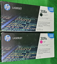 LOT NEW OEM SEALED HP TONER CARTRIDGES Q2670A BLACK & Q2673A MAGENTA picture