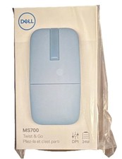 Dell MS700-BL-R-NA Bluetooth Travel Mouse Quiet Click Misty Blue - Sealed  picture