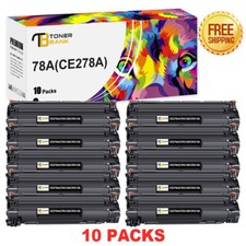 10x 78A Toner Cartridge CE278A Black For HP LaserJet Pro M1536DNF M1536N P1606dn picture