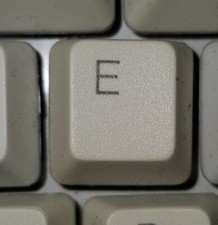 E Key Only For Micro Innovations Keyboard Replacement Part One Piece picture