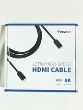 (1 Qty) INSTEN Ultra High Speed 8K HDMI Cable/ 10 ft *White* - New in Box picture