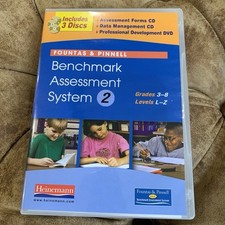 Benchmark Assessment System 2 Grades 3-8 Levels L-Z Mac Or Win PC DVD 3 Disc Set picture