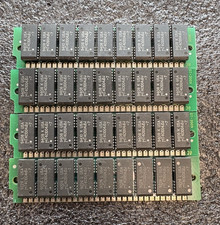 4 x 4MB Silver 30-Pin 9-chip 70ns Parity FPM Memory SIMM 16MB Apple RAM Mac picture