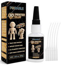 3D Printer Super Glue for PLA, ABS, PETG, TPU & Nylon, Clear CA Glue | picture