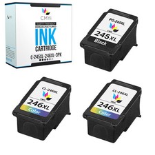3 PK Black Color 245XL 246XL Ink Cartridges for Canon PIXMA MG TR TS Series picture