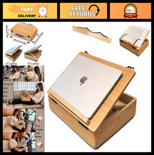 Cushioned Lap Desk for Laptop & Reading, Portable Book Stand with Storage, Versa picture