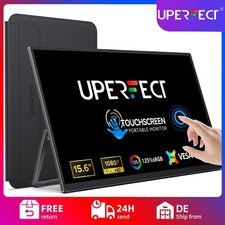 UPERFECT Portable Monitor Touchscreen, 15.6 Inch Tragbarer Bildschirm Matte FHD picture