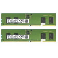 Samsung 16GB (2X8GB) DDR5 5600MHz PC5-44800 UDIMM Memory Ram (M323R1GB4DB0-CWM) picture