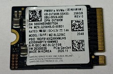 SAMSUNG PM991A 256GB M.2 NVME SSD SOLID STATE DRIVE - BLACK picture