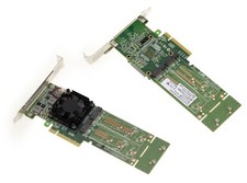 KALEA-INFORMATIQUE PCIe 3.0 8x Controller Card for 4 M.2 NVMe SSDs PLX PEX 8747 picture