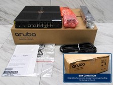 New Open Box HP Aruba 6000 12-Port Gigabit PoE Network Switch R8N89A picture