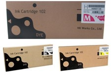 Noritsu 102 Ink Cartridge - Black, Yellow and Magenta (Lot of 3) picture