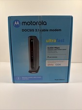 Motorola MB8600 DOCSIS 3.1 Ultra Fast Cable Modem, Black - Tested picture