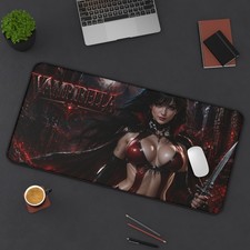Vampirella Desk Mat, Large Gaming Mouse Pad, Gothic Room Decor picture
