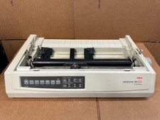 Oki MICROLINE 391 Turbo Re conditioned, Dot Matrix Printer/NO TOP COVERS picture