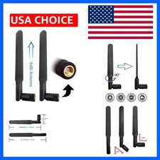 4G LTE Antenna 9dBi SMA Male Omni Wideband for Router Gateway 2Pcs | 698-2700... picture