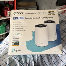 2 TP-Link Deco X68 Tri Band WiFi 6 DECO X68 AX3600 Whole Home Mesh WiFi System picture