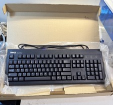 Dell QuietKey RT7D5JTW Black Vintage Keyboard New In Box PS/2 Retro Computer New picture