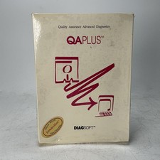 QAPlus Diagsoft Advanced Diagnostics V4.61 Box Manual DOS Vintage Diagsoft LAN picture