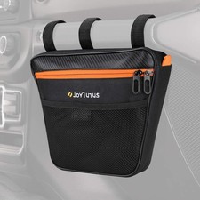 JOYTUTUS Passenger Grab Handle Storage Bag, Phone Holder Storage Organizer Ba... picture