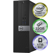 Dell Pre-Owned Dell Optiplex 7040 Desktop Intel i7 32GB DDR4 RAM 1TB SSD picture