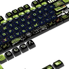 Ghost Runner PBT Keycaps Set Clear Shine Through for MX Mechanical Keyboards picture