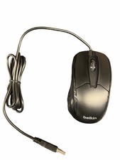Belkin F5M010qBLK Wired USB Optical Mouse, Scroll Wheel, 3-Button Black picture
