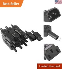 10Pair AC250V 10A IEC C14 Male C13 Female, 3 Pins Terminals Inline Adapter Pl... picture