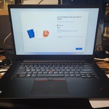 Scratched LCD Lenovo ThinkPad X1 Extreme Intel i7-8750H 2.2GHz 32GB 512GB SSD picture