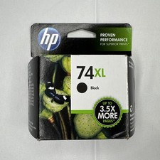 New HP 74XL Black High Yield Ink Cartridge Sealed (warranty expired) picture