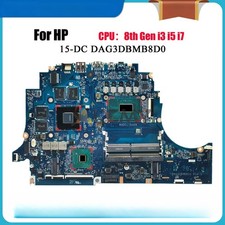 For HP 15-DC Motherboard DAG3DBMB8D0 8th Gen i3 i5 i7 CPU L24331-601 L24329-601 picture