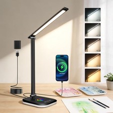 Bright LED Desk Lamp for Office Home, 10%-100% Dimmable Brightness & 5 Color, picture
