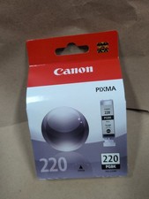 Genuine Canon Pixma PGBK 220 Black Ink OEM PGI-220BK ink sealed picture