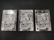Lot of 3 Dell Exos 7E2000 2TB ST2000NX0423 - Wiped and Tested picture