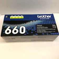 Brother TN660 Black Toner Cartridge Genuine Original OEM TN-660 - WEIGHS FULL picture