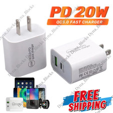 2X 20W USB Type-C Wall Fast Charger PD Power Adapter For iPhone 14 12 13 11 XR 8 picture