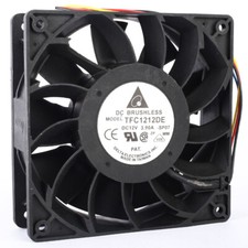 Delta 120mm PWM Fan TFC1212DE / PFB1212UHE Most Powerful Server/CaseFan 252CFM picture