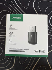 UGREEN AX900 Wi‑Fi 6 Dual-Band USB Adapter 900 Mbps for PC, Black Win7/10/11 picture
