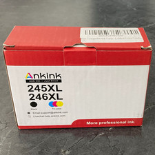 Ankink Compatible for Canon 245XL 246XL Inkjet Ink Cartridges Black/Tri picture