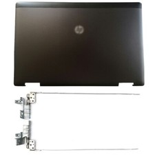 New for HP ProBook 6460B 6465B 6470B 6475B Laptop LCD Back Cover+Hinges (L+R) picture