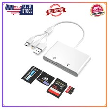 Memory Stick Pro Duo Adapter, 4 in 1 SD/TF/MS/XD Reader, Triple Connectors picture