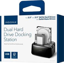 Insignia - 2-Bay HDD docking station - In Retail Box (VG) picture