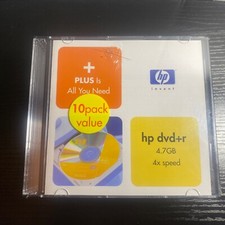 HP INVENT DW00021 DVD+RW 4X 4.7GB DATA 10 PACK Factory Sealed picture