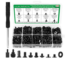 Kit surtido de 520 tornillos computadora 6 32 macho a M3 hembra acero al carbono picture