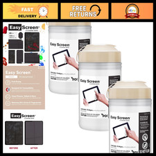 Large Screen Cleaning Wipes for Electronics - Laptops, Phones, TVs - 70 Wipes x picture
