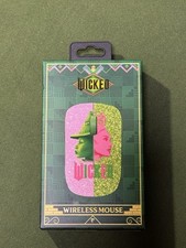 Movie WICKED For Good Wireless Computer Mouse Elphaba Glinda Pink and Green NIB picture