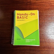 Vintage 1983 Hands-on Basic for the Apple II Herbert Peckham Computing book picture
