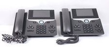 2x Cisco CP-8841 IP Phones Charcoal w558 picture